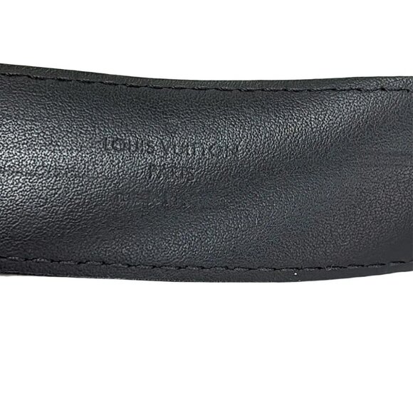 Auth LOUIS VUITTON Santur LV Montana M9088 Monogram Noir BC2117 Belt - Picture 3 of 4